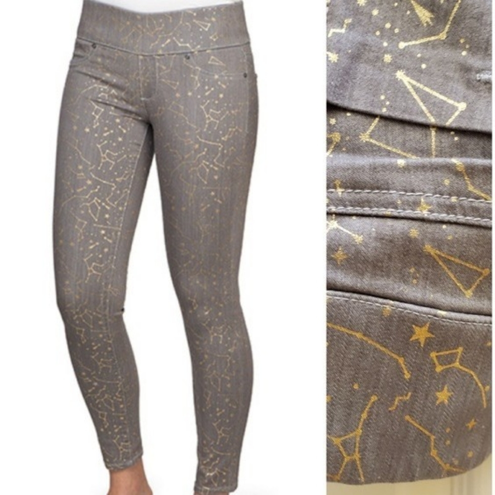 Think Geek Holy Moly! : Gray and Gold Constellation Leggings